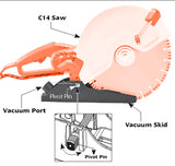 Diamond Products 6078496 C14 Vacuum Skid - Cat # 80698