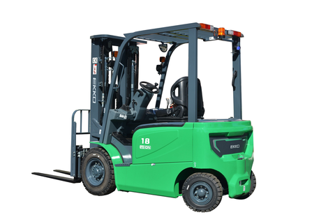 EKKO | EK18G-Li Electric Forklift with Pneumatic Tires, Lithium Battery, 4000 lbs, 189" Lift Height