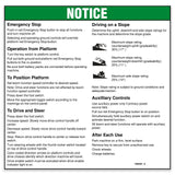 DECAL, INSTR, OP INST,DC
