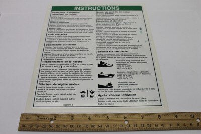DECAL,NOTICE,OPER INST.S60