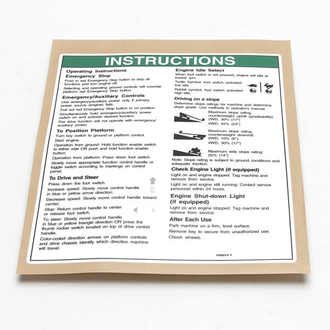 DECAL,NOTICE,OPER INST.S60