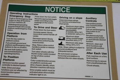 DECAL,NOTICE,OPER INST PLAT,DC