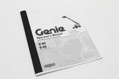 MANUAL,OPERATORS,S40/45 4TH ED