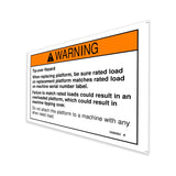 DECAL,DANGER,TIP OVER,PLAT