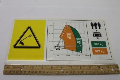 DECAL,DANGER,MAX LOAD S60HCSYM