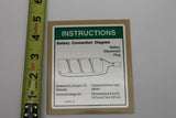 DECAL,BATT CONN DIAGRAM
