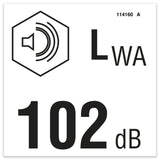DECAL,LABEL,DECIBEL 102***