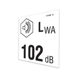 DECAL,LABEL,DECIBEL 102***