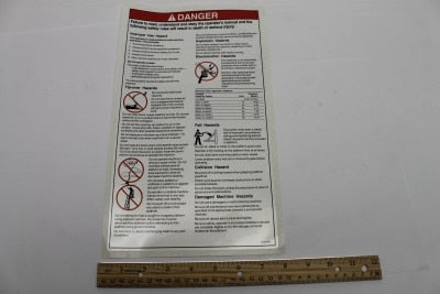 DANGER DECAL