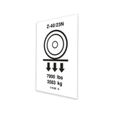 DECAL,WHEEL LOAD