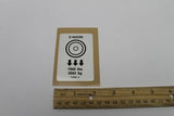 DECAL,WHEEL LOAD