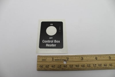 DECAL,OPTION CONTROL BOX HEATR