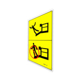 DECAL,LABEL,FALL HAZARD***