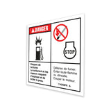 DECAL,DANGER,EXPLOSION,NO SMOK