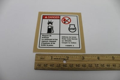 DECAL,DANGER,EXPLOSION,NO SMOK