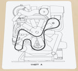 DECAL,LABEL,BELT ROUTING DSG