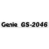 DECAL,COSMETIC,GENIE,GS2046,BLK