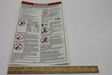 DECAL,GENERAL SAFETY,TALL