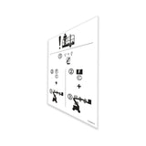 DECAL,LABEL,EMERGENCY DOWN