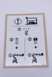 DECAL,LABEL,EMERGENCY DOWN