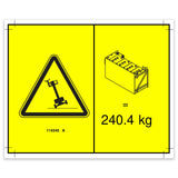 DECAL,LABEL,TIPOVER,BATTERIES