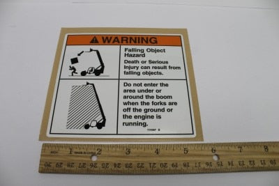 DECAL,FALLING OBJECT HAZARD
