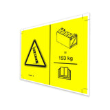 DECAL SYMBOL TIP OVER BATTERIES