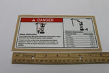DECAL,DANGER-ELECTROC HAZ