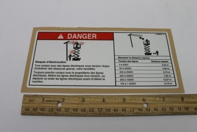 DECAL,DANGER-ELECTROC HAZ
