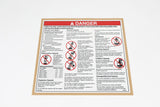 DECAL,DANGER,GENERAL SAFETY
