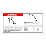 DECAL,DANGER,ELECT HAZARD
