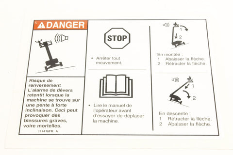 DECAL,DANGER,TIPOVER,TILT