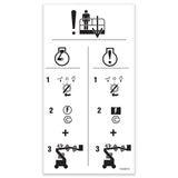 DECAL,EMERGENCY LOWERING IC
