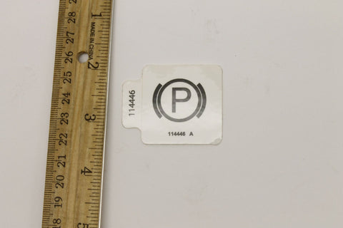 DECAL,LABEL,PARKING BRAKE