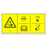 DECAL,DANGER,TIPOVER,TILT,SYM