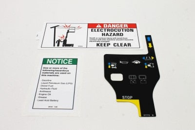 DECAL KIT-SAFETY/INSTRU,WRDS