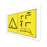 DECAL,TIP HAZARD SYMBOL