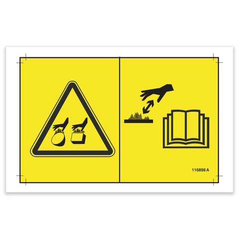 DECAL,BURN HAZARD SYMBOL