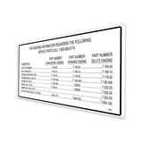 DECAL,FLT GUIDE,PRKNS,JD,DEUTZ
