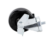 CASTER,SW LOCK,WB,4 X 2