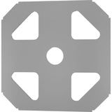 BASE PLATE, SECTION A, VERTICAL MAST