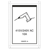 DECAL, 240V/415V