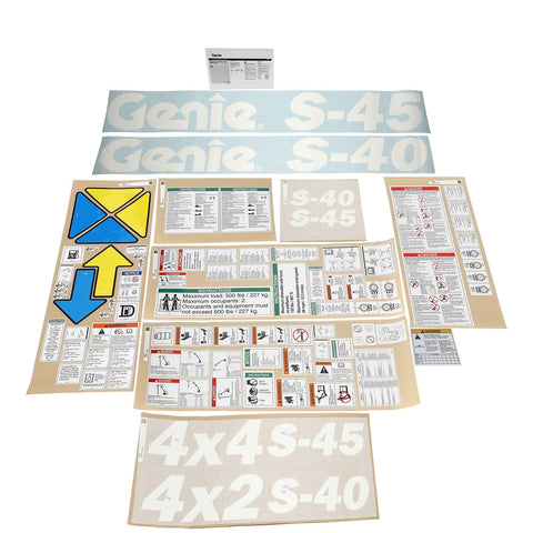 DECAL KIT,S40/45,COMP,WRD,ANSI