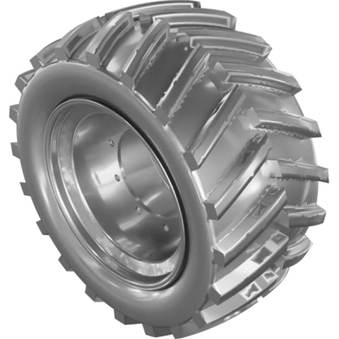 WHEEL ASSY,FOAM,12X26,BLK,LR