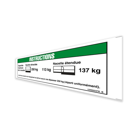 DECAL,INSTR MAX CAP ,4047(FR)