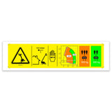 DECAL,INST PLAT CAP 60TX,SYM