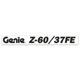 DECAL, COSMETIC, GENIE Z-60/37FE