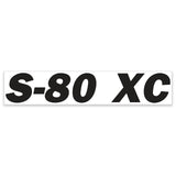 DECAL, BOOM, S-80 XC