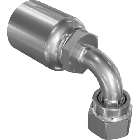 HOSE END, FEM SW, 90D, ORFS, -10-8