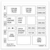 DECAL, RELAY FUSE PANEL